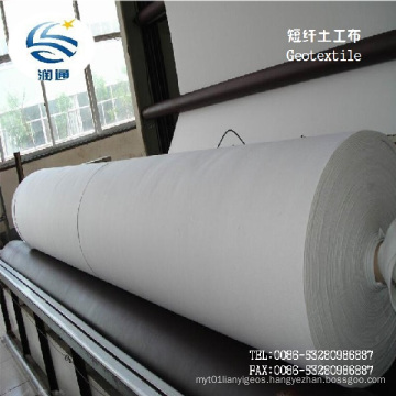 Manufacturer PP Pet Short Long Fiber Needle Punched Non Woven 100g-800g Geotextile